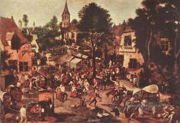 Dorffest Bauer genre Pieter Brueghel der Jüngere Ölgemälde